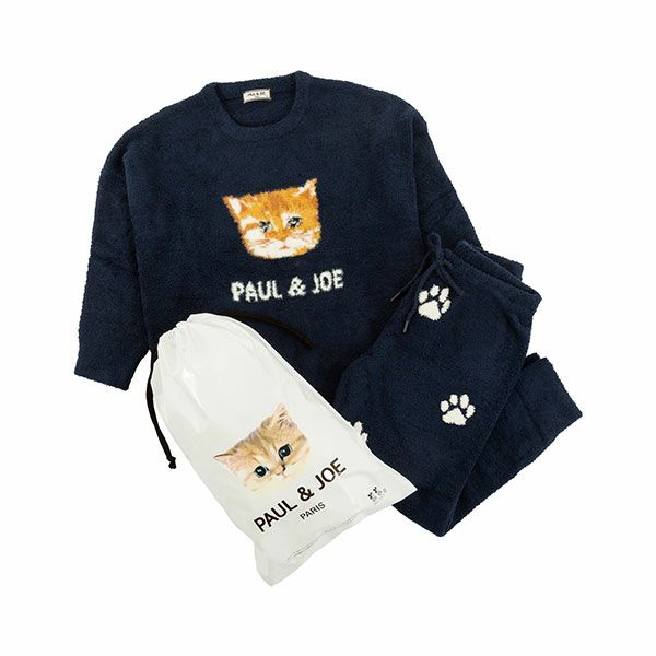 ラッピング済】ふわふわヌネットジャガード プルオーバー＆ランダム猫