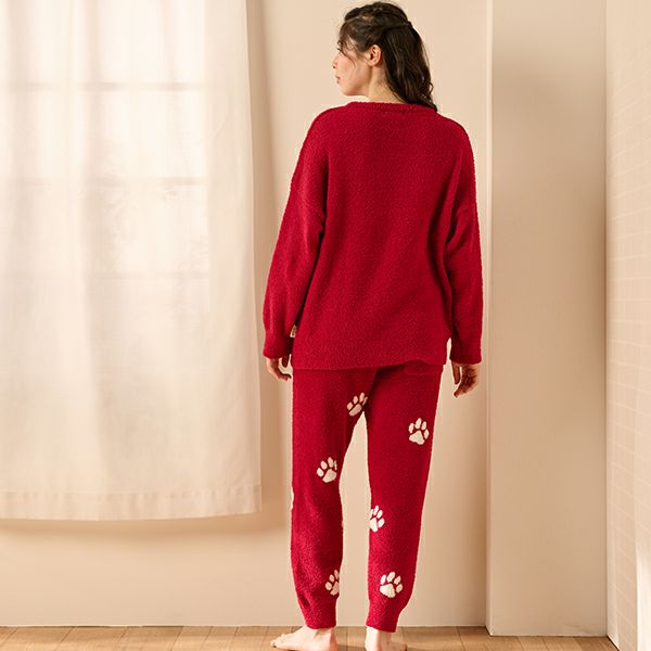 ラッピング済】ふわふわヌネットジャガード プルオーバー＆ランダム猫