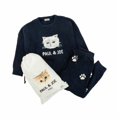 ラッピング済】ふわふわヌネットジャガード プルオーバー＆ランダム猫