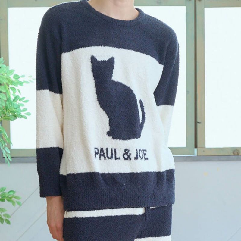 メンズ】モールヤーン シルエット猫 プルオーバー | 【公式】ポール