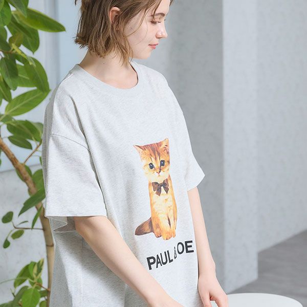 お座りヌネット ビックTシャツ | 【公式】ポール アンド ジョー