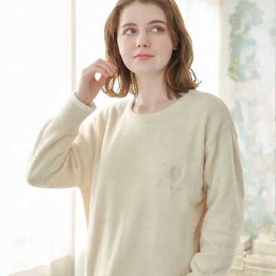 新品】ポール＆ジョー 　ニャンニャンプリントパジャマ（L)アイボリー PAUL&JOE パジャマ ルームウェア 「PAUL＆JOE」ニャンニャン
