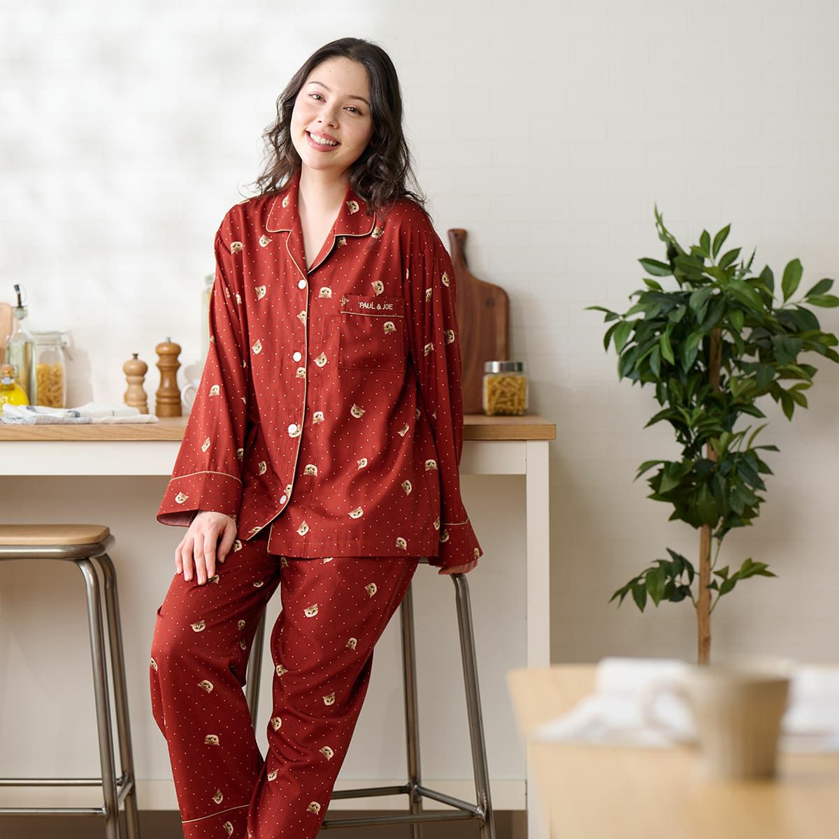 ヌネットとドット サテンパジャマ | 【公式】ポール アンド ジョー