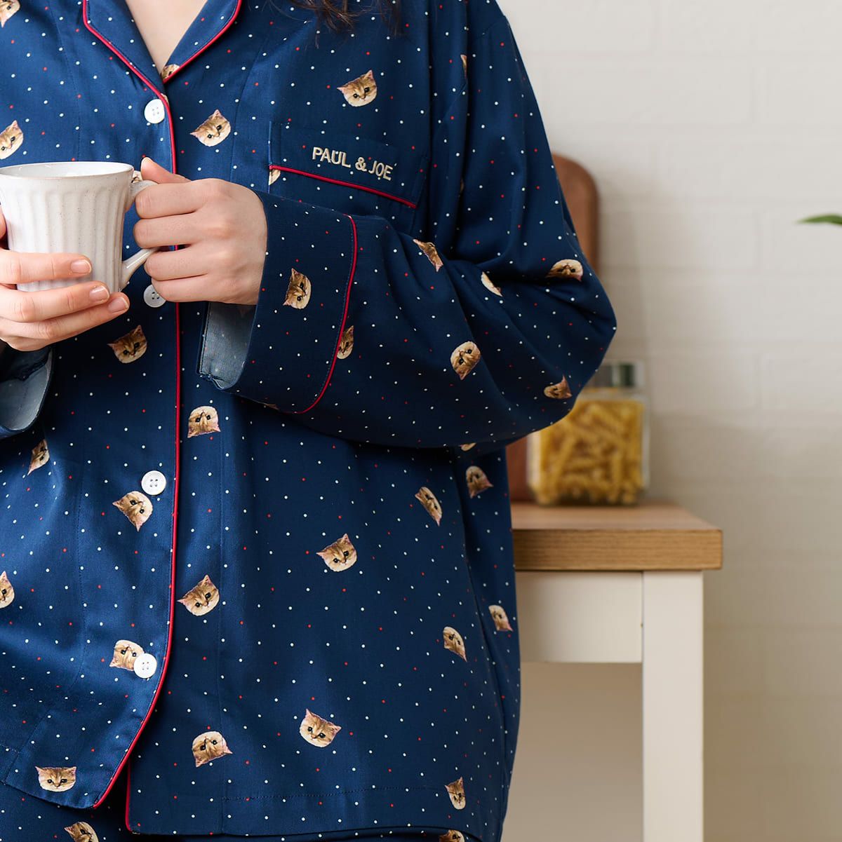 ヌネットとドット サテンパジャマ | 【公式】ポール アンド ジョー