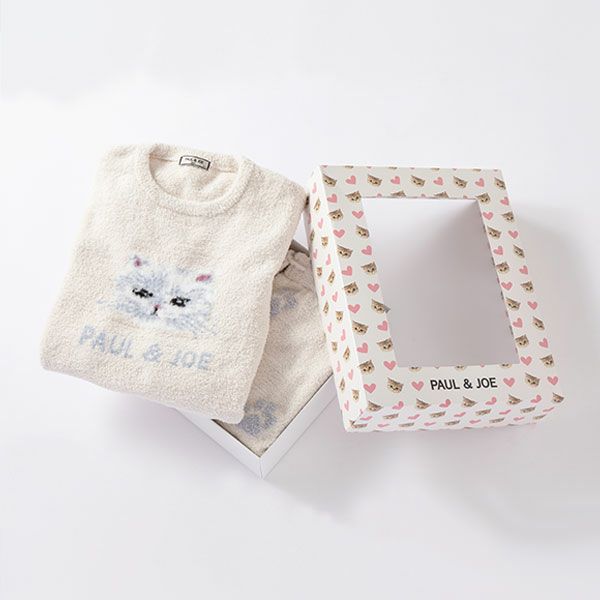 ラッピング済】ランダム猫足跡ジャガード ブランケット